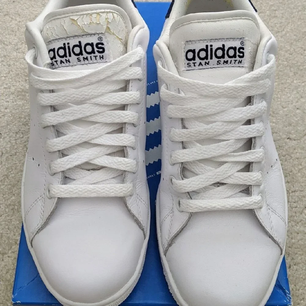 Adidas Stan Smith white/blue size 10 (2002 vintage version)